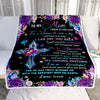 Personalized To My Mom Blanket From Son Letter Love You Cross Christian Mom Birthday Mothers Day Thanksgiving Christmas Customized Fleece Blanket | siriusteestore