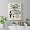 Personalized To My Mom Canvas From Son For All The Times That I Forgot To Thank You Mom Birthday Mothers Day Christmas Custom Wall Art Print Framed Canvas | siriusteestore