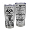 Personalized To My Mom From Daughter Litte Girl Stainless Steel Tumbler Cup Love You Always And Forever Lion Mom Mothers Day Birthday Christmas Travel Mug | siriusteestore