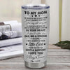 Personalized To My Mom From Daughter Litte Girl Stainless Steel Tumbler Cup Love You Always And Forever Lion Mom Mothers Day Birthday Christmas Travel Mug | siriusteestore