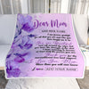 Personalized To My Mom Gifts From Daughter Son Blanket Flower You Are Beautiful Gifts For Mom Mothers Day Birthday Christmas Customized Fleece Throw Blanket | siriusteestore