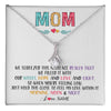 Alluring Beauty Necklace 14K White Gold Finish | 1 | Personalized To My Mom Necklace From Daughter Son We Squeezed This Necklace Mom Birthday Mothers Day Christmas Jewelry Customized Gift Box Message Card | siriusteestore