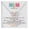 Interlocking Hearts Necklace Stainless Steel & Rose Gold Finish | 1 | Personalized To My Mom Necklace From Daughter Son We Squeezed This Necklace Mom Birthday Mothers Day Christmas Jewelry Customized Gift Box Message Card | siriusteestore