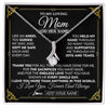 Alluring Beauty Necklace 14K White Gold Finish | 1 | Personalized To My Mom Necklace Gifts Meaningful Gift To Mom From Son Daughter Without You There Is No Me Mothers Day Birthday Custom Gift Box Message Card | https://siriusteestore.