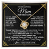 Love Knot Necklace 18K Yellow Gold Finish | 1 | Personalized To My Mom Necklace Gifts Meaningful Gift To Mom From Son Daughter Without You There Is No Me Mothers Day Birthday Custom Gift Box Message Card | https://siriusteestore.