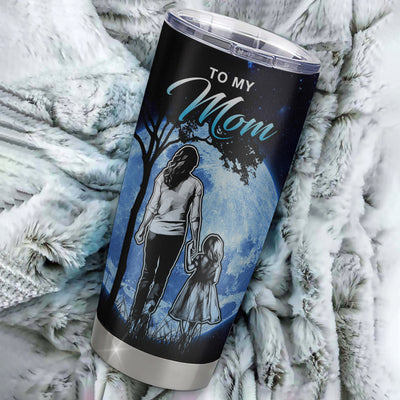 Personalized To My Mom Tumbler From Daughter Stainless Steel Cup Thank You Day By Day Mom Birthday Mothers Day Thanksgiving Christmas Travel Mug | siriusteestore