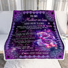 Personalized To My Mother In Law Gifts From Daughter Blanket Butterfly When I Fell Gifts For Mother In Law Birthday Mothers Day Christmas Women Fleece Blanket | siriusteestore