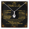 Alluring Beauty Necklace | Personalized To My Mother In Law Necklace From Daughter I Chose You Son Mother In Law Mothers Day Birthday Wedding Christmas Customized Gift Box Message Card | siriusteestore