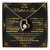 Forever Love Necklace 18K Yellow Gold Finish | 1 | Personalized To My Mother In Law Necklace From Daughter I Chose You Son Mother In Law Mothers Day Birthday Wedding Christmas Customized Gift Box Message Card | siriusteestore