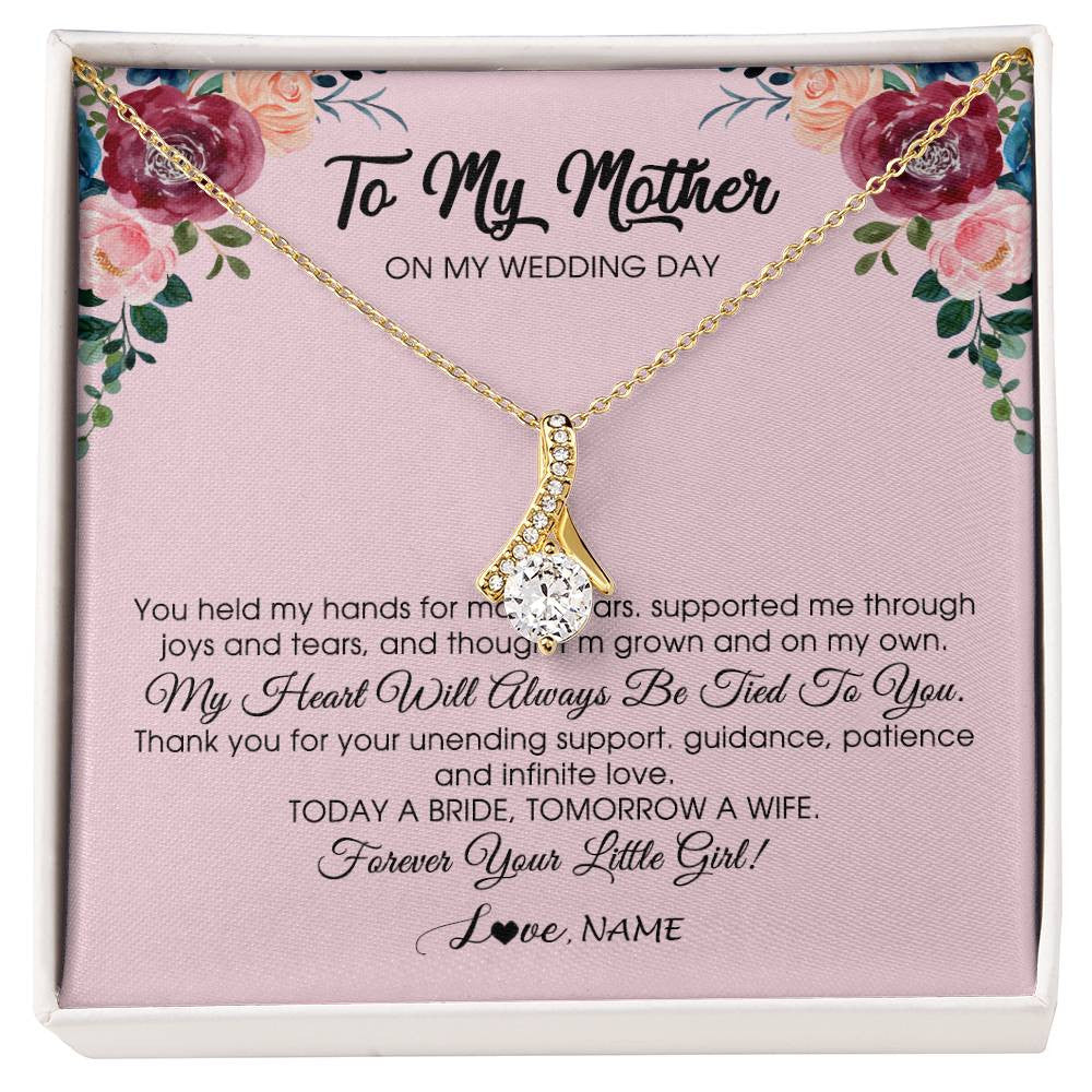 Necklace for Mom - Gifts for Mom from Daughter, 18K Yellow Gold Finish / Standard Box