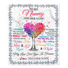 Personalized To My Nanny Gifts From Kids Hugged Blanket Birthday Gifts For Nanny Mothers Day Thanksgiving Birthday Christmas Customized Fleece Throw Blanket | siriusteestore