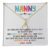 Alluring Beauty Necklace 18K Yellow Gold Finish | 1 | Personalized To My Nanny Necklace From Kids We Squeezed This Necklace Nanny Birthday Mothers Day Christmas Jewelry Pendant Customized Gift Box Message Card | siriusteestore