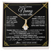 Alluring Beauty Necklace 18K Yellow Gold Finish | 1 | Personalized To My Nanny Necklace Gifts Meaningful Gift To Nanny From Granddaughter Without You There Is No Me Mothers Day Birthday Gift Box Message Card | https://siriusteestore.