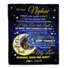 Personalized To My Nephew Blanket From Aunt Auntie Uncle I Am Always With You Wolf Nephew Birthday Graduation Christmas Customized Bed Fleece Throw Blanket | siriusteestore