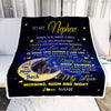 Personalized To My Nephew Blanket From Aunt Auntie Uncle I Am Always With You Wolf Nephew Birthday Graduation Christmas Customized Bed Fleece Throw Blanket | siriusteestore
