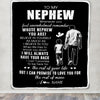 Personalized To My Nephew Blanket From Uncle Whenever You Feel Overwhelmed Nephew Birthday Graduation Christmas Customized Bed Fleece Throw Blanket | siriusteestore
