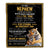 Personalized To My Nephew Blanket Tiger I Love You Forever From Aunt Auntie Uncle Nephew Birthday Gifts Christmas Graduation Customized Fleece Blanket | siriusteestore