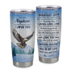 Personalized To My Nephew Eagle Tumbler From Aunt Uncle Stainless Steel Cup Never Forget That I Love You Nephew Gift Birthday Graduation Christmas Travel Mug | siriusteestore