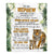 Personalized To My Nephew Gifts Blanket From Aunt Uncle Auntie Whenever You Feel Tiger Nephew Birthday Gifts Graduation Christmas Customized Fleece Blanket | siriusteestore