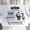 Personalized To My Nephew Gifts Blanket From Uncle Whenever Man Unique Birthday Gifts For Nephew Graduation Christmas Custom Fleece Throw Blanket | siriusteestore