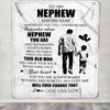 Personalized To My Nephew Gifts Blanket From Uncle Whenever Man Unique Birthday Gifts For Nephew Graduation Christmas Custom Fleece Throw Blanket | siriusteestore