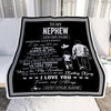 Personalized To My Nephew Gifts Blanket From Uncle Wherever Your Journey In Life Uncle Nephew Birthday Gifts Christmas Customized Fleece Throw Blanket | siriusteestore