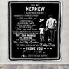 Personalized To My Nephew Gifts Blanket From Uncle Wherever Your Journey In Life Uncle Nephew Birthday Gifts Christmas Customized Fleece Throw Blanket | siriusteestore