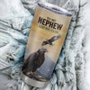Personalized To My Nephew Gifts From Aunt Uncle Tumbler Eagle Never Forget How Much I Love You Nephew Birthday Graduation Christmas Custom Stainless Steel Travel Mug | siriusteestore