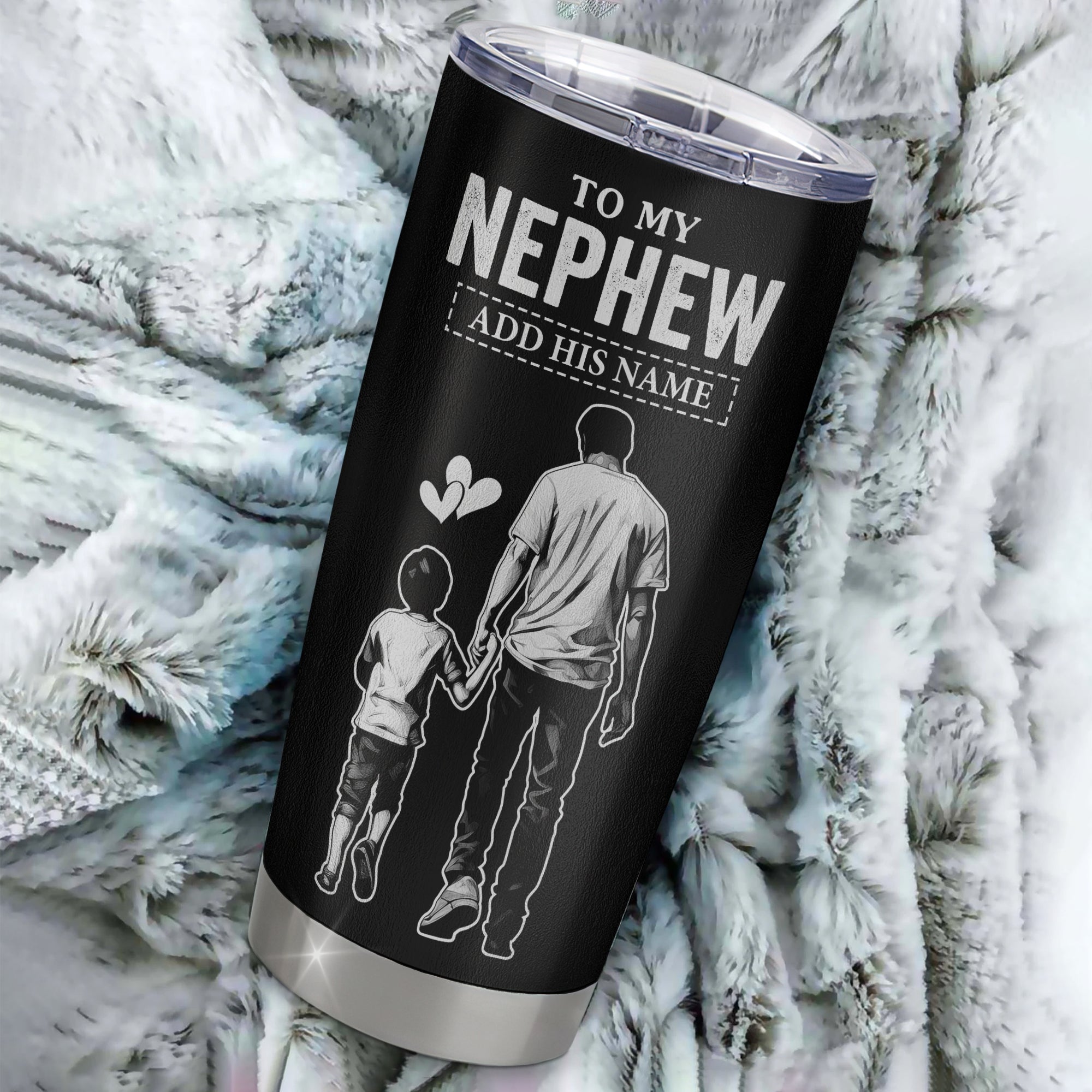 Personalized To My Nephew Gifts Tumbler From Uncle My Only Wish For You Nephew Birthday Gifts Graduation Christmas Custom Stainless Steel Cup Travel Mug | siriusteestore