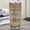 Personalized To My Nephew Lion Tumbler From Aunt Auntie Stainless Steel Cup I'll Stay There Forever Nephew Birthday Graduation Christmas Travel Mug | siriusteestore