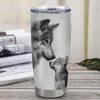 Personalized To My Nephew Tumbler From Aunt Auntie Uncle Stainless Steel Cup Wolf My Love For You Is Forever Nephew Birthday Graduation Christmas Travel Mug | siriusteestore