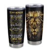 Personalized To My Nephew Tumbler From Aunt Uncle Auntie Stainless Steel Cup You Will Never Lose Lion Nephew Birthday Graduation Christmas Travel Mug | siriusteestore