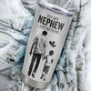 Personalized To My Nephew Tumbler You Will Never Lose From Uncle Nephew Birthday Gifts Graduation Christmas Custom Stainless Steel Cup Travel Mug | siriusteestore