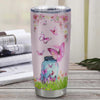 Personalized To My Niece Butterfly Tumbler From Aunt Auntie The Bond Between Niece Birthday Gifts Graduation Christmas Stainless Steel Insulated Custom Mug | siriusteestore