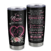 Personalized To My Niece From Aunt Auntie Tumbler Once Upon A Time Birthday Graduation Gifts For Niece Gifts Christmas Custom Stainless Steel Cup Travel Mug | siriusteestore