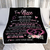 Personalized To My Niece From Uncle Blanket Once Upon A Time Birthday Graduation Gifts For Niece Gifts Christmas Customized Fleece Throw Blanket | siriusteestore