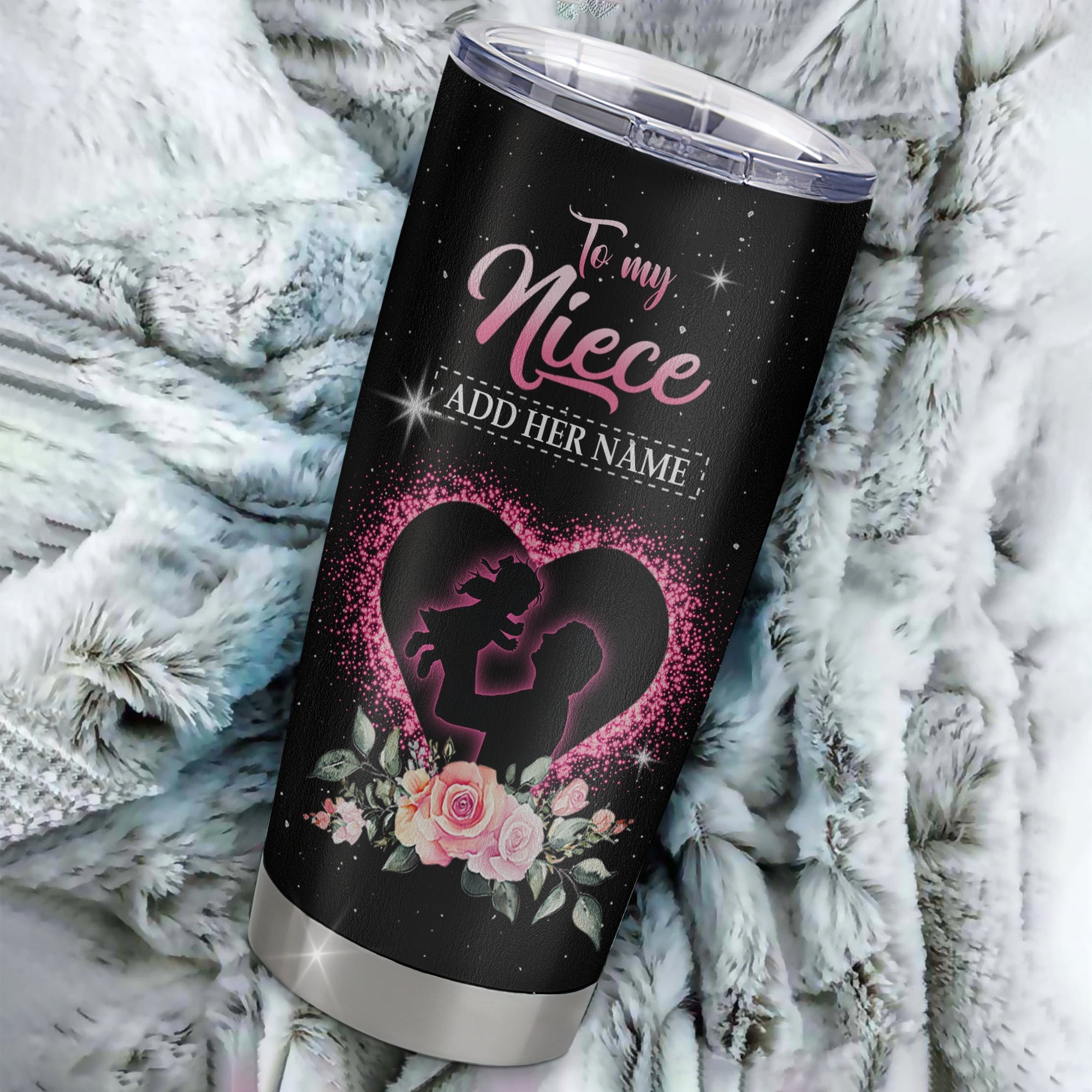 Personalized To My Niece From Uncle Tumbler Once Upon A Time Birthday Graduation Gifts For Niece Gifts Christmas Custom Stainless Steel Cup Travel Mug | siriusteestore