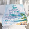 Personalized To My Niece Gifts Blanket Beach I Love You Forever From Aunt Auntie Uncle Niece Birthday Gifts Christmas Graduation Customized Fleece Blanket | siriusteestore