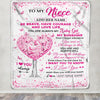 Personalized To My Niece Gifts Blanket From Aunt Uncle Auntie Tree I Love You Always Niece Birthday Gifts Mothers Day Christmas Custom Fleece Throw Blanket | siriusteestore