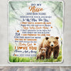 Personalized To My Niece Gifts Blanket From Aunt Uncle Auntie Wherever Your Journey In Life Bear Niece Birthday Gifts Warm Customized Fleece Throw Blanket | siriusteestore