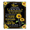 Personalized To My Niece Gifts Blanket From Aunt Uncle Auntie Wherever Your Journey In Life Sunflower Niece Birthday Gifts Warm Customized Fleece Throw Blanket | siriusteestore