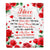 Personalized To My Niece Gifts Blanket From Aunt Uncle Rose Flower Present For Adult Birthday Gifts For Niece Christmas Graduation Custom Fleece Blanket | siriusteestore
