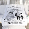 Personalized To My Niece Gifts Blanket From Uncle Whenever Man Unique Birthday Gifts For Niece Graduation Christmas Custom Fleece Throw Blanket | siriusteestore