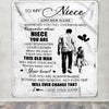 Personalized To My Niece Gifts Blanket From Uncle Whenever Man Unique Birthday Gifts For Niece Graduation Christmas Custom Fleece Throw Blanket | siriusteestore
