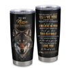 Personalized To My Niece Gifts From Aunt Uncle Auntie Tumbler Old Wolf Love You Niece Birthday Gifts Graduation Christmas Custom Stainless Steel Cup Travel Mug | siriusteestore