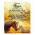 Personalized To My Niece Gifts From Aunt Uncle Blanket Don't Give Up Horse Gifts For Niece Birthday Graduation Christmas Customized Fleece Throw Blanket | siriusteestore