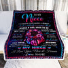 Personalized To My Niece Gifts From Aunt Uncle Blanket Dream Catcher Birthday Gifts For Niece Graduation Valentines Day Christmas Customized Fleece Blanket | siriusteestore