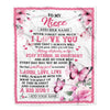 Personalized To My Niece Gifts From Aunt Uncle Blanket I Love You Butterfly Birthday Gifts For Niece Graduation Christmas Customized Fleece Throw Blanket | siriusteestore