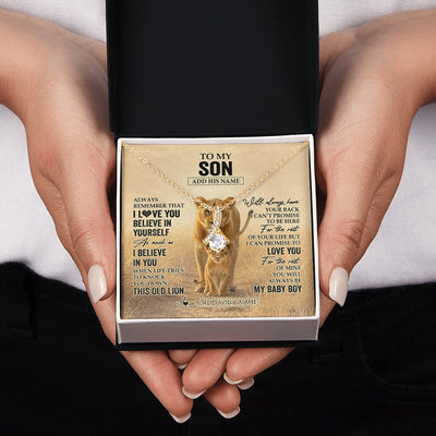 Alluring Beauty Necklace 18K Yellow Gold Finish | 2 | Personalized To My Niece Gifts Necklace From Aunt Auntie Always Remember Lion Gifts For Niece Birthday Graduation Christmas Custom Gift Box Message Card | https://siriusteestore.