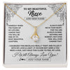 Alluring Beauty Necklace 18K Yellow Gold Finish | 1 | Personalized To My Niece Gifts Necklace From Aunt Uncle Someday When The Pages Birthday Gifts Niece Christmas Graduation Custom Jewelry Gift Box Message Card | https://siriusteestore.